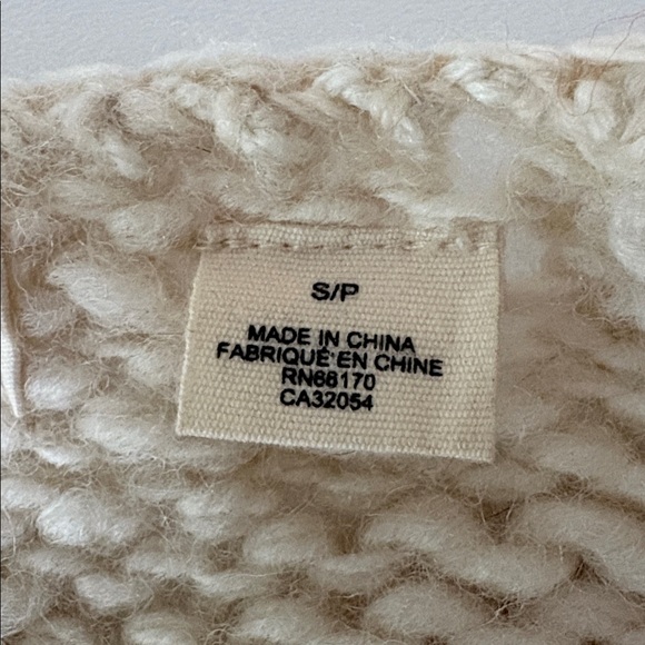 Sleeping on Snow Anthropologie Wool Blend Boucle Popcorn Cropped Cardigan Size S - Picture 7 of 11